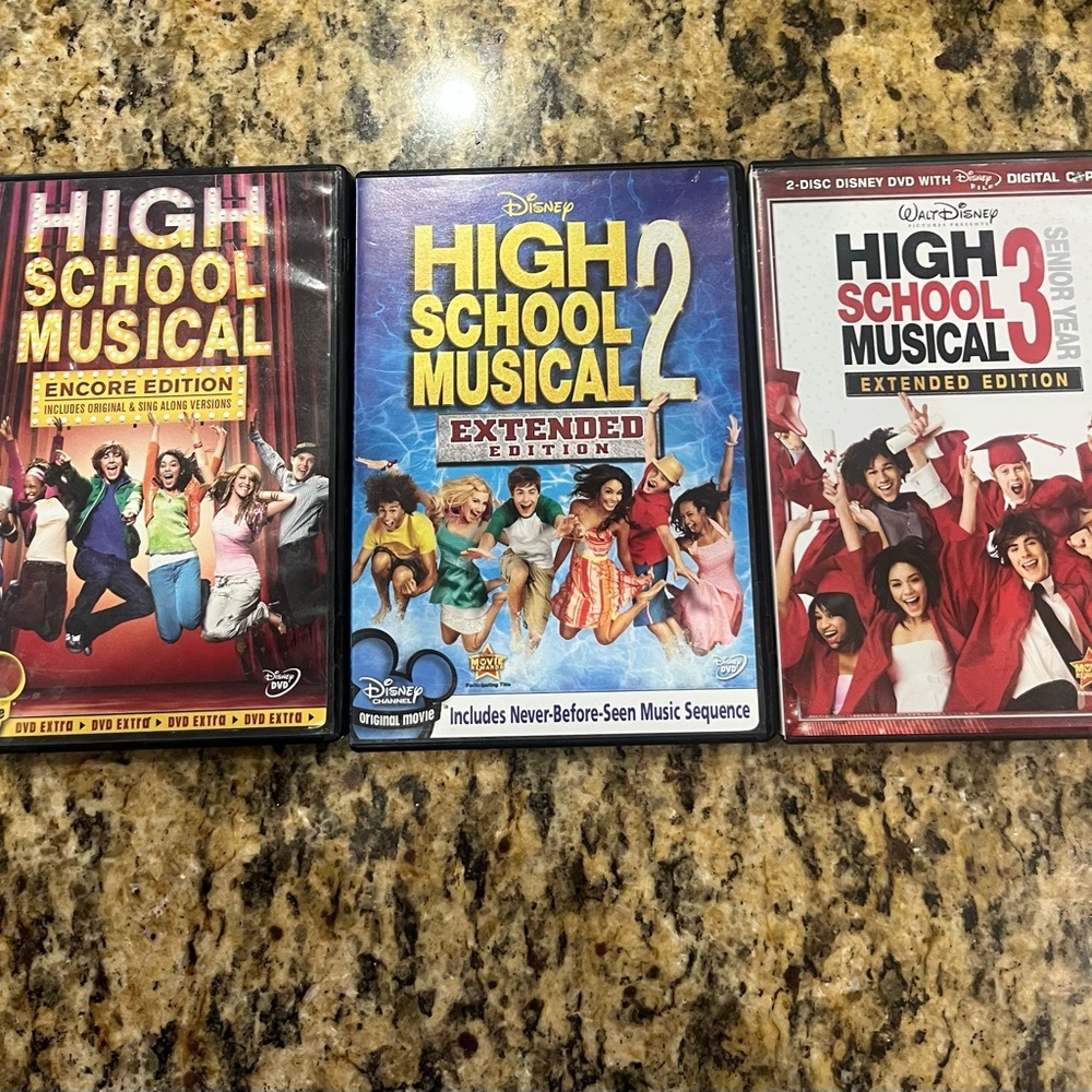 Disney High School Musical DVD Collection - Red, Blue, White
